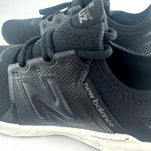 New Balance Black and White Athletic Shoes - Picture 8 of 12